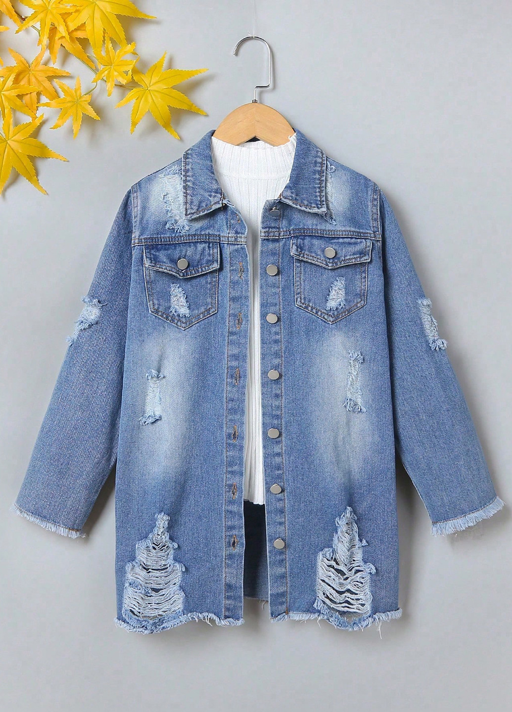 Куртка-рубашка SHEIN (337991639)