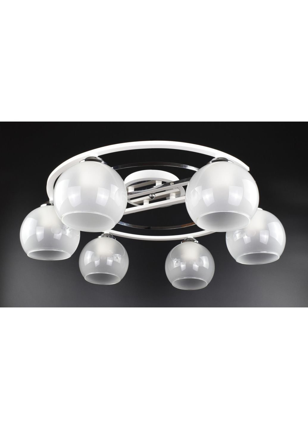 Люстра стельова на 6 лампочок 51795/6 Білий 19х58х58 см. Sunnysky (253628748)