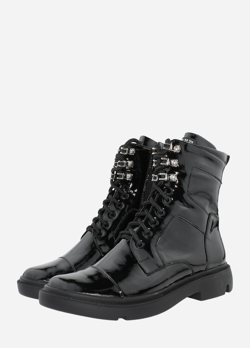 Осенние ботинки p.alina rp212 черный Palina