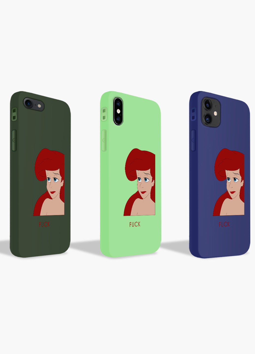 Чехол силиконовый Apple Iphone 8 Ариель Русалочка Ариэль Дисней (Ariel Disney) (6151-1442) MobiPrint (219518328)
