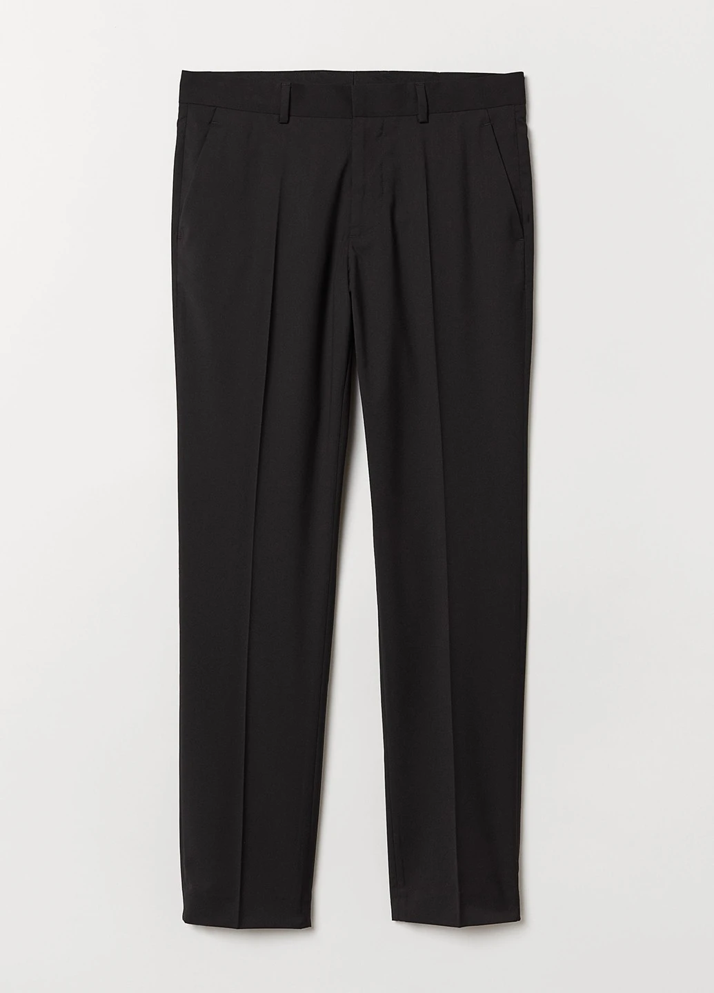 Черные демисезонные брюки H&M