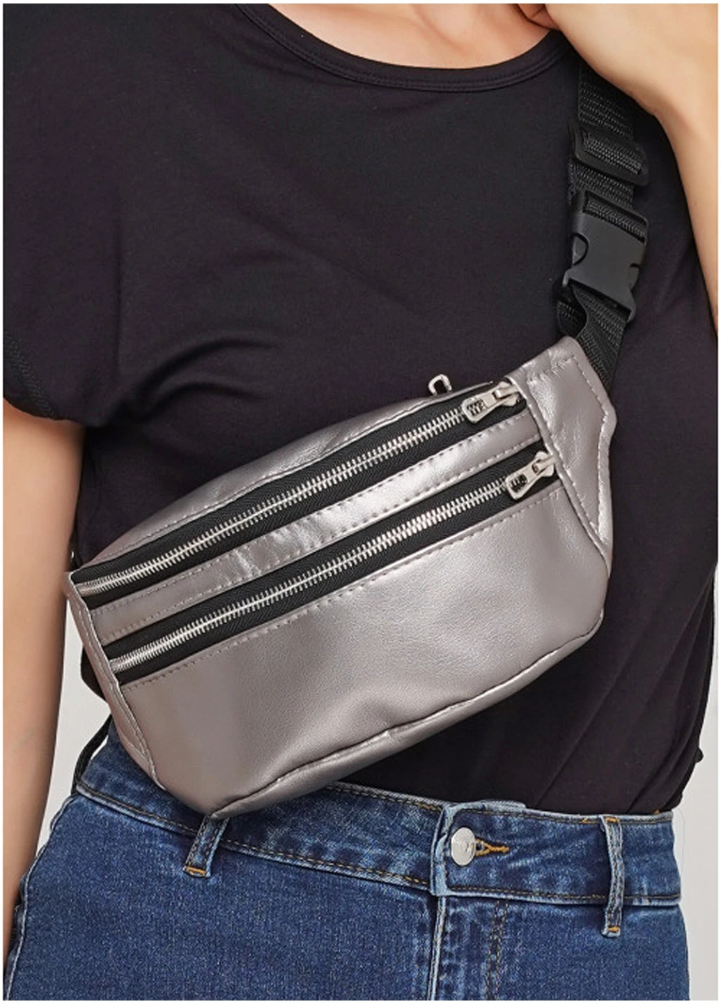 Женская сумка на пояс (бананка) 22х12х4 см Sambag (210475968)