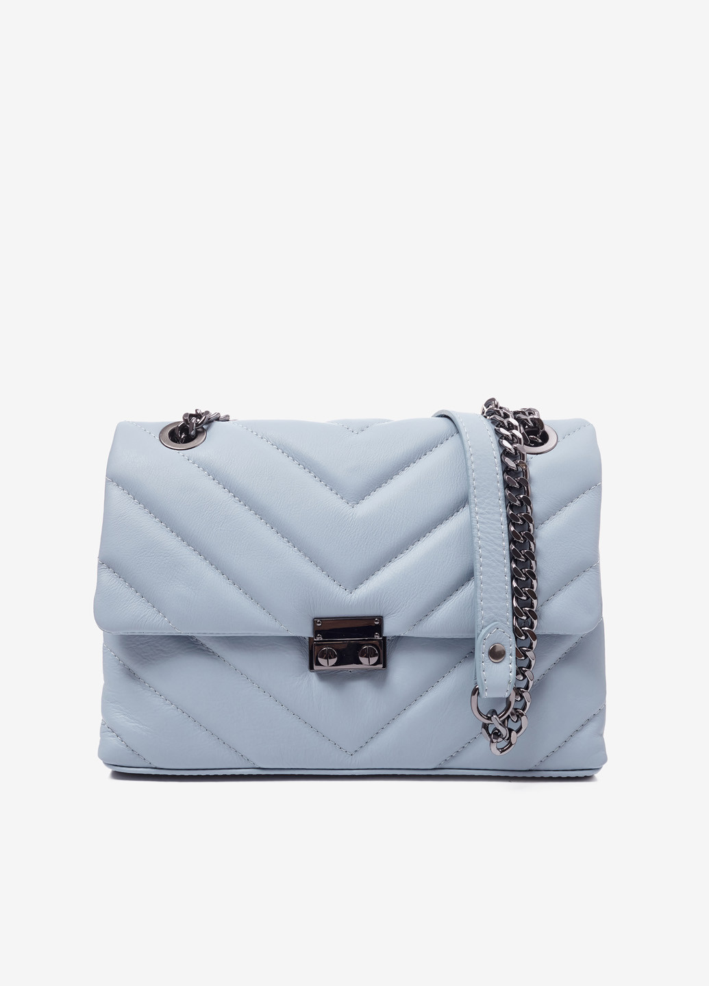 Сумка жіноча на ланцюжках крос-боді середня Сrossbody Nappa Regina Notte (253169438)