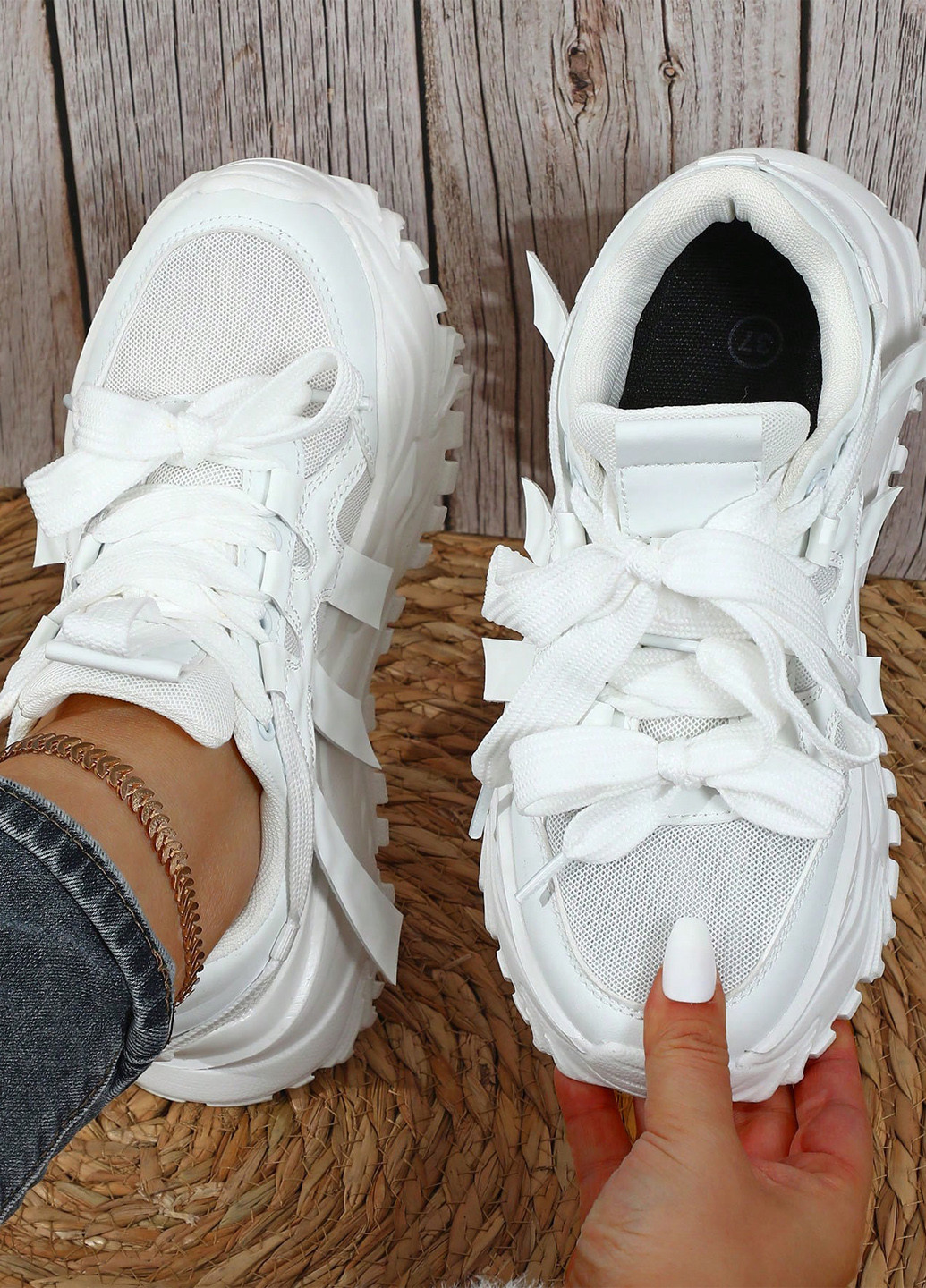 Кросівки SHEIN білі демісезони (338186733)