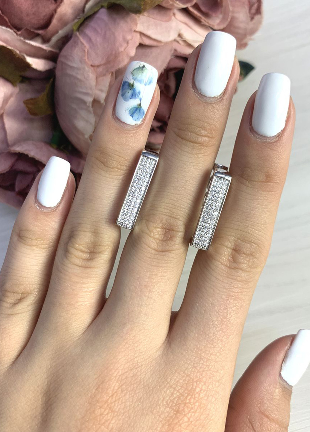 Серьги Silver Flame (199977717)