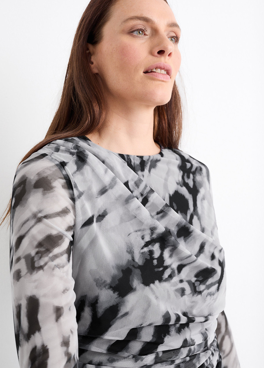 Серая блуза C&A