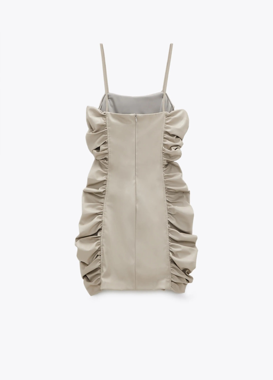 Темно-серое кэжуал платье Zara однотонное