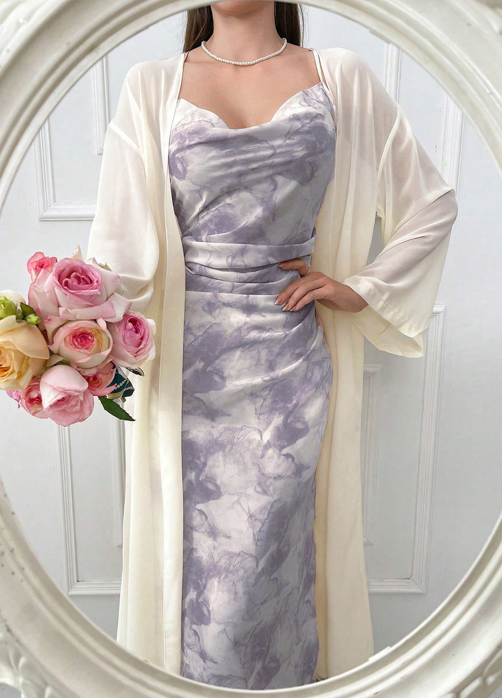 Костюм (кардиган, платье) SHEIN (334101802)