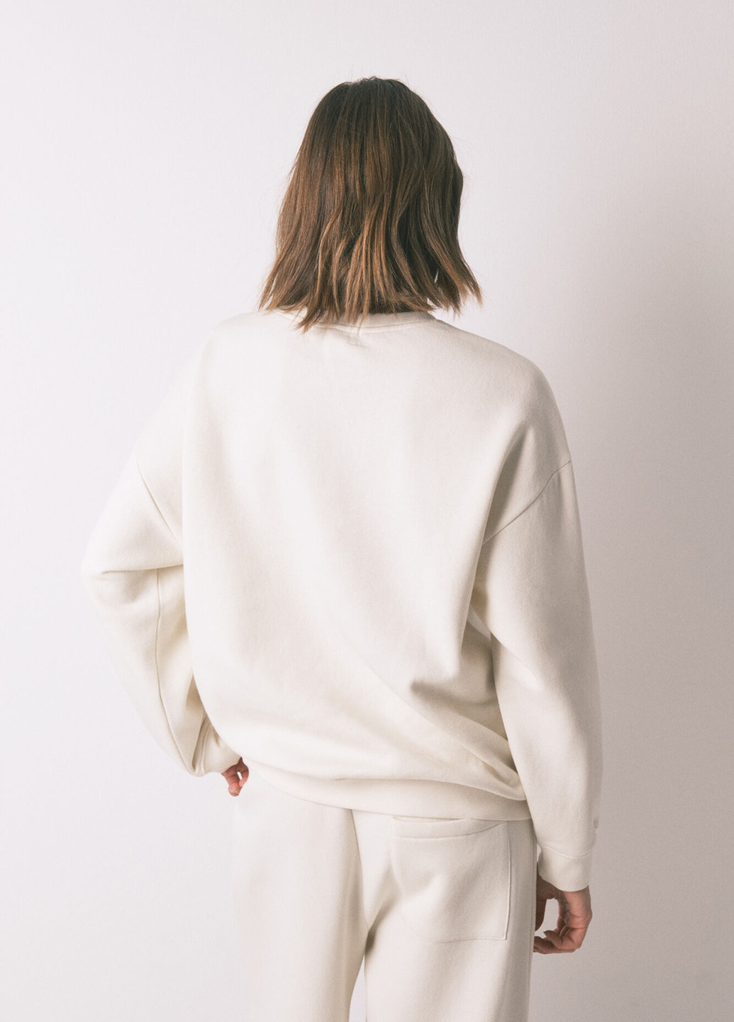 Белый свитшот Women'secret надпись без декора (367104026)