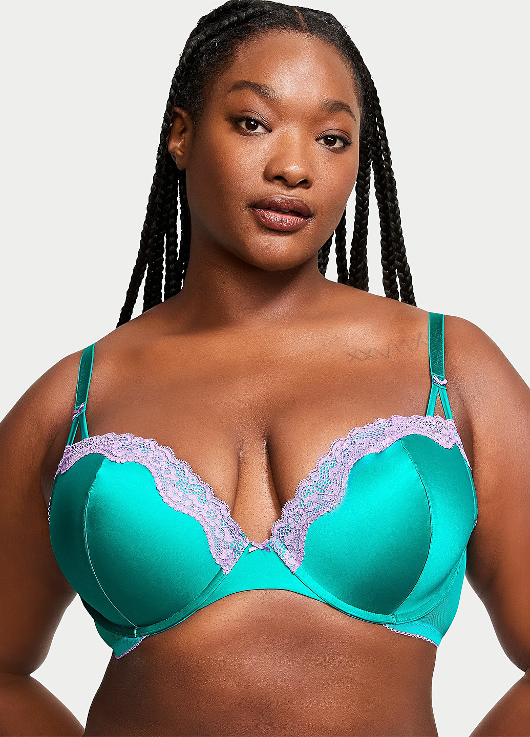 Зелений демісезонний комплект (бюстгальтер, трусики) Victoria's Secret