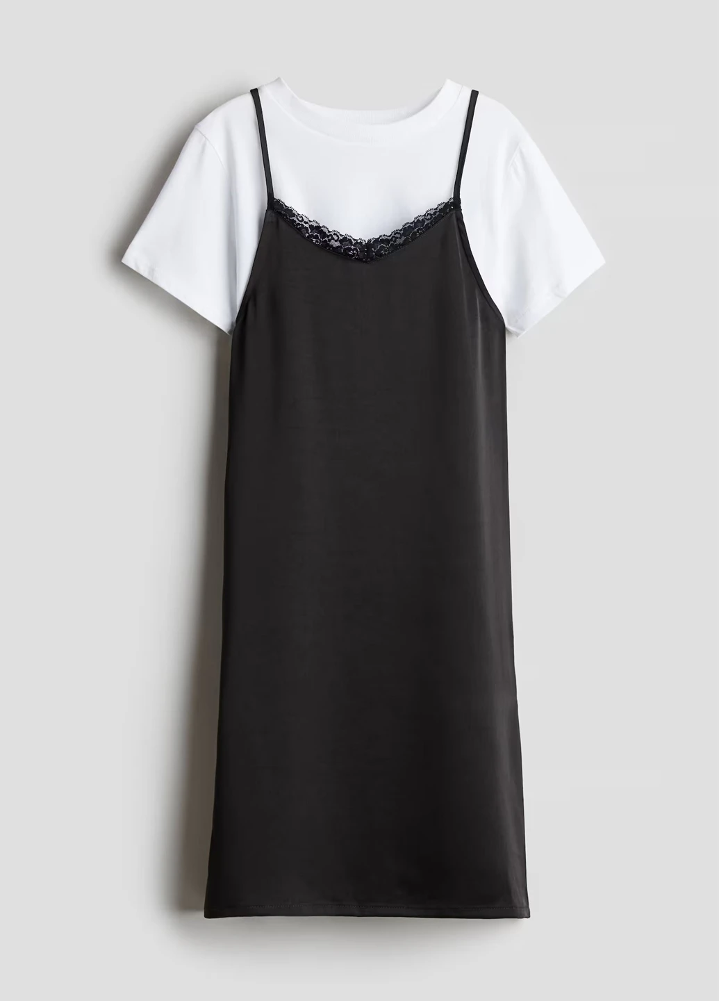 Комбінований літній комплект (сукня, футболка) H&M