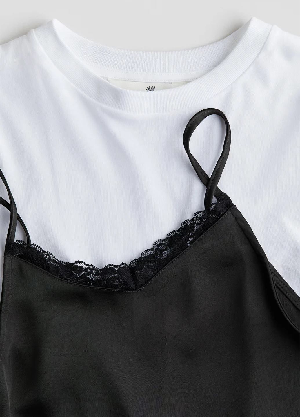 Комбінований літній комплект (сукня, футболка) H&M