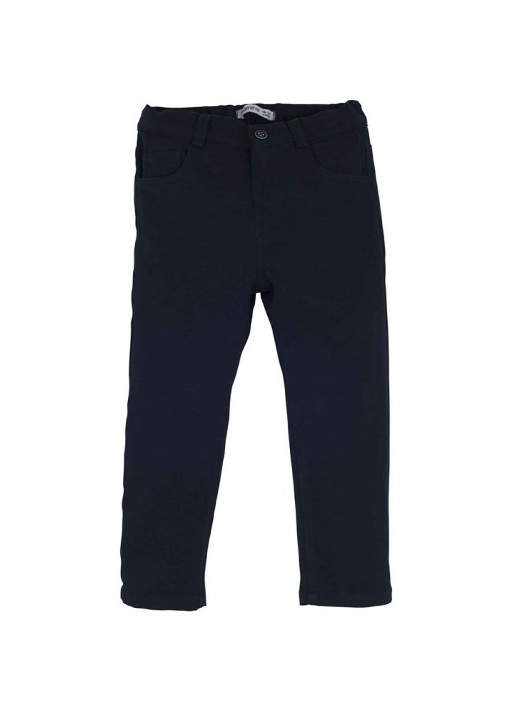 Темно-синій демісезонний комплект сорочка + штани (джинси) mamino 14779 Idil Baby Mamino