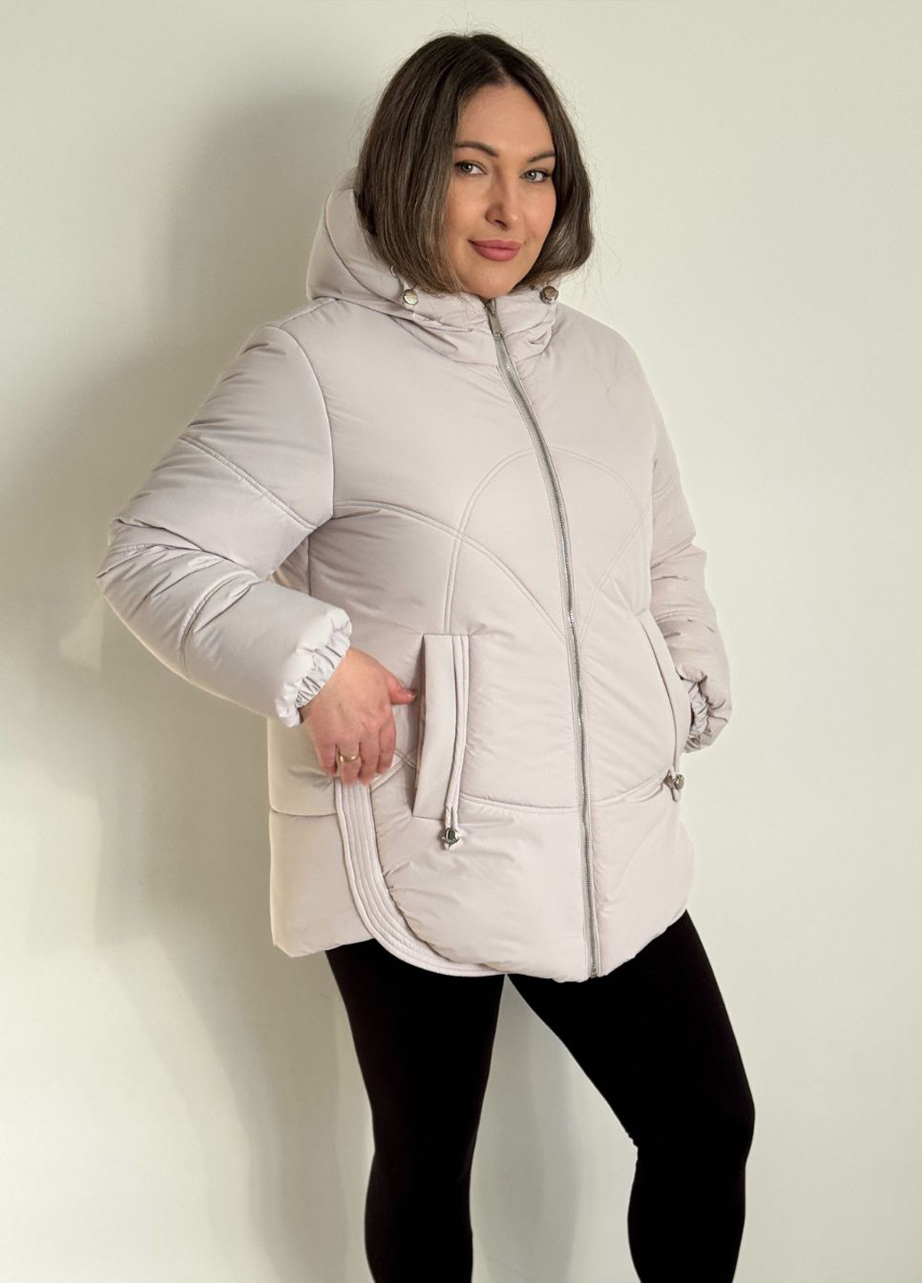 Молочная зимняя куртка Eva Classic