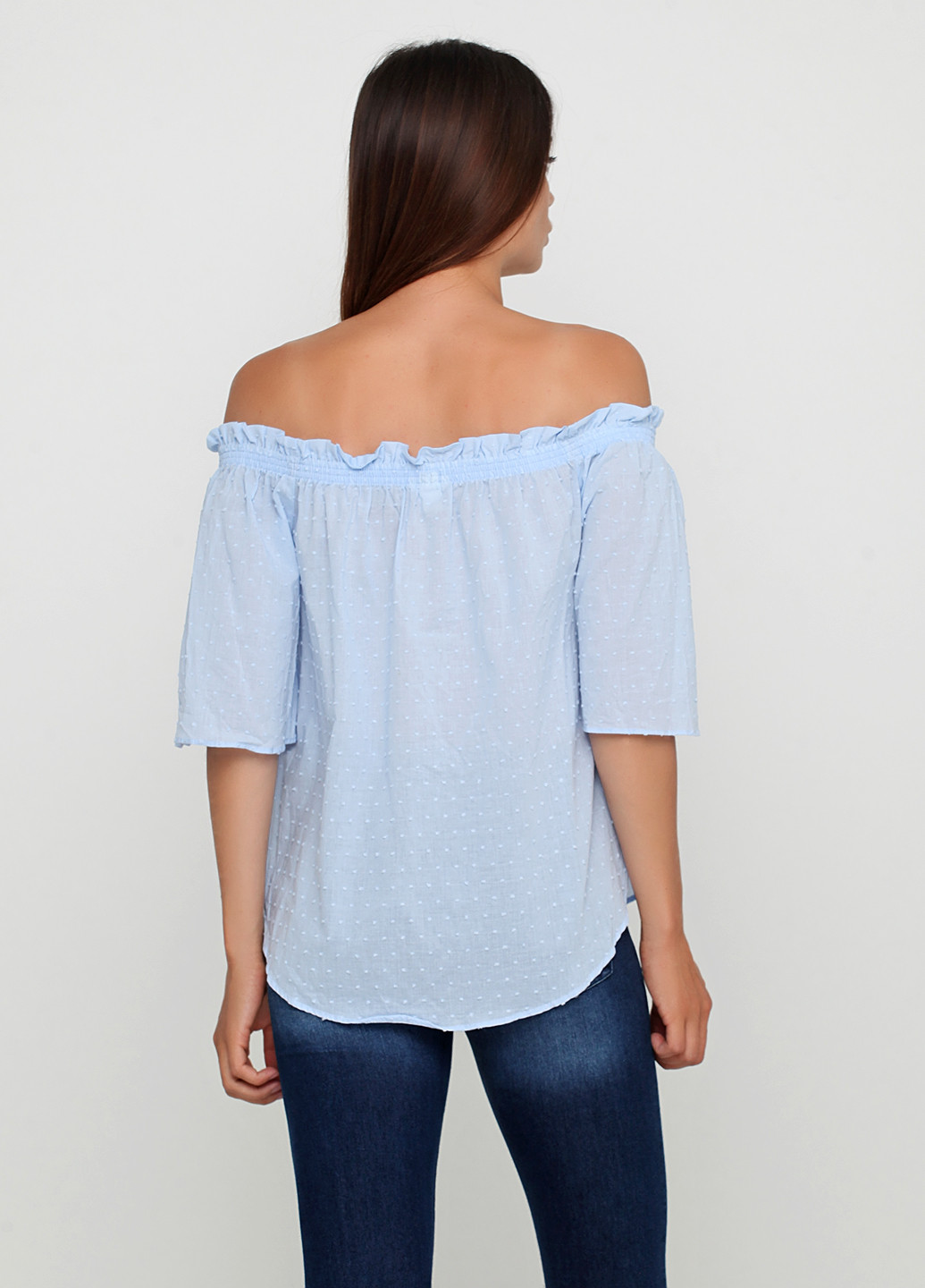 Світло блакитна літня блуза H&M