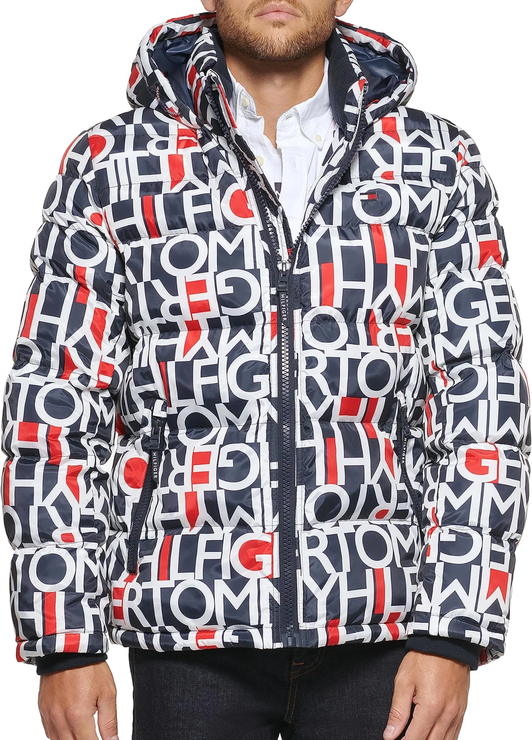 Синя демісезонна куртка Tommy Hilfiger