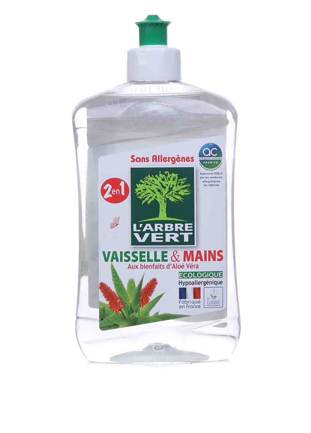 Жидкость для мытья посуды "Алоэ вера" 500 мл L'arbre Vert (11909945)