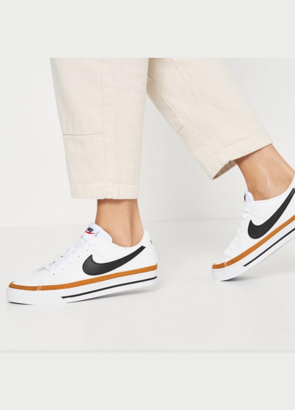 Білі кеди dh3161-100 Nike Court Legacy Next Nature