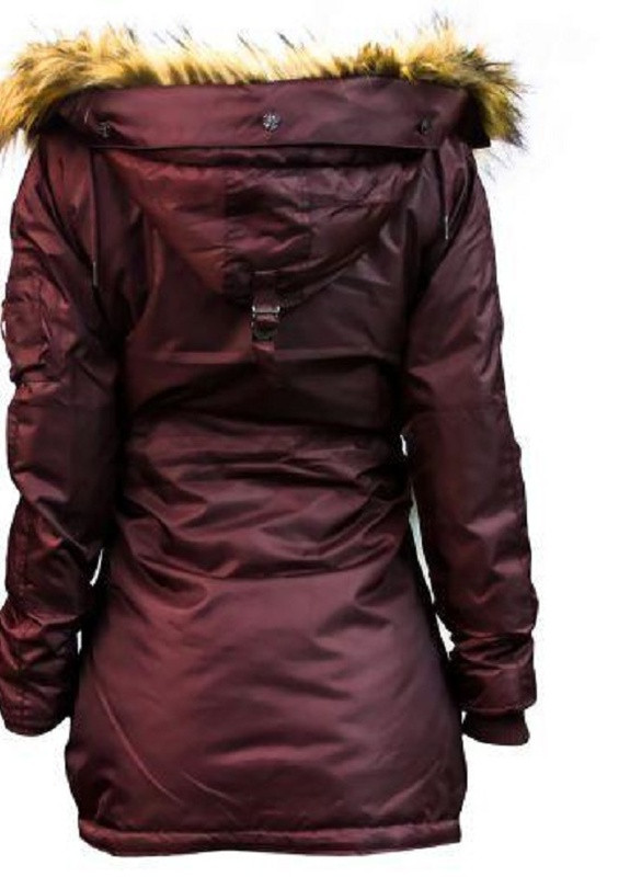 Жіноча куртка парка Miss Fitted Nylon N-3B Parka TGJ1574 (Burgundy) Top Gun (228305767)
