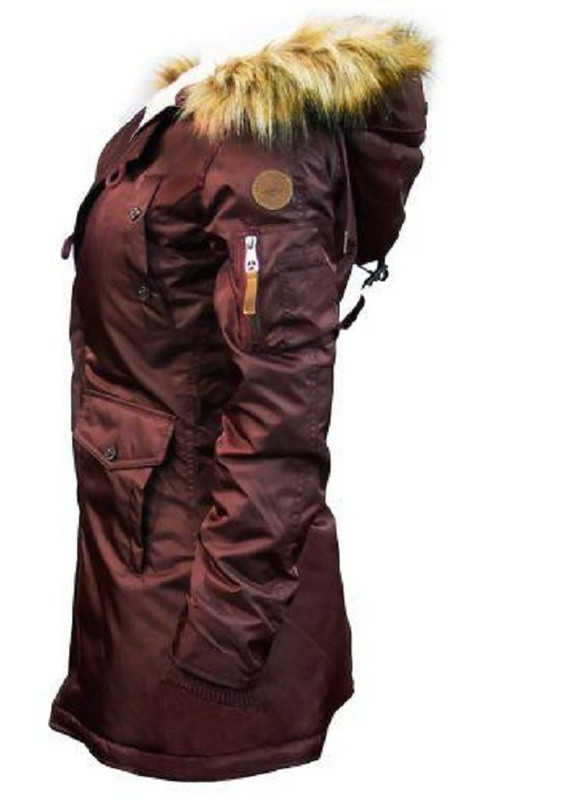 Женская куртка парка Miss Fitted Nylon N-3B Parka TGJ1574 (Burgundy) Top Gun (228305767)
