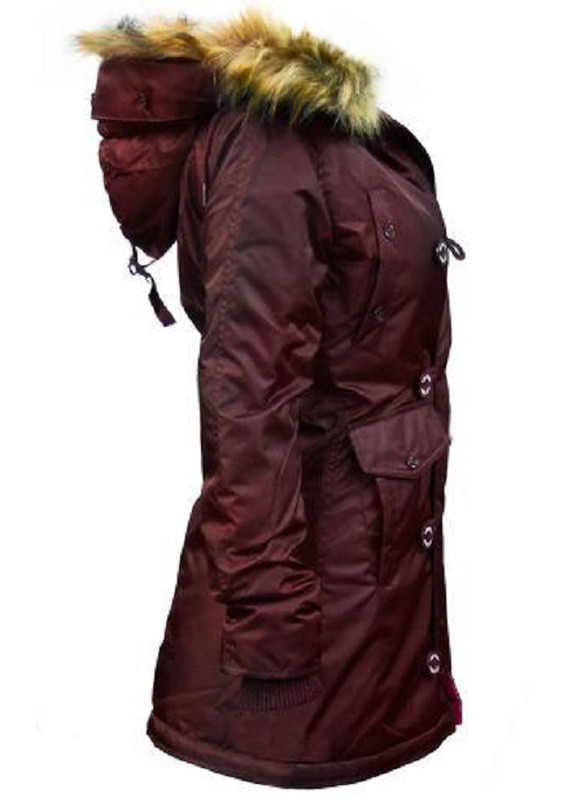 Жіноча куртка парка Miss Fitted Nylon N-3B Parka TGJ1574 (Burgundy) Top Gun (228305767)