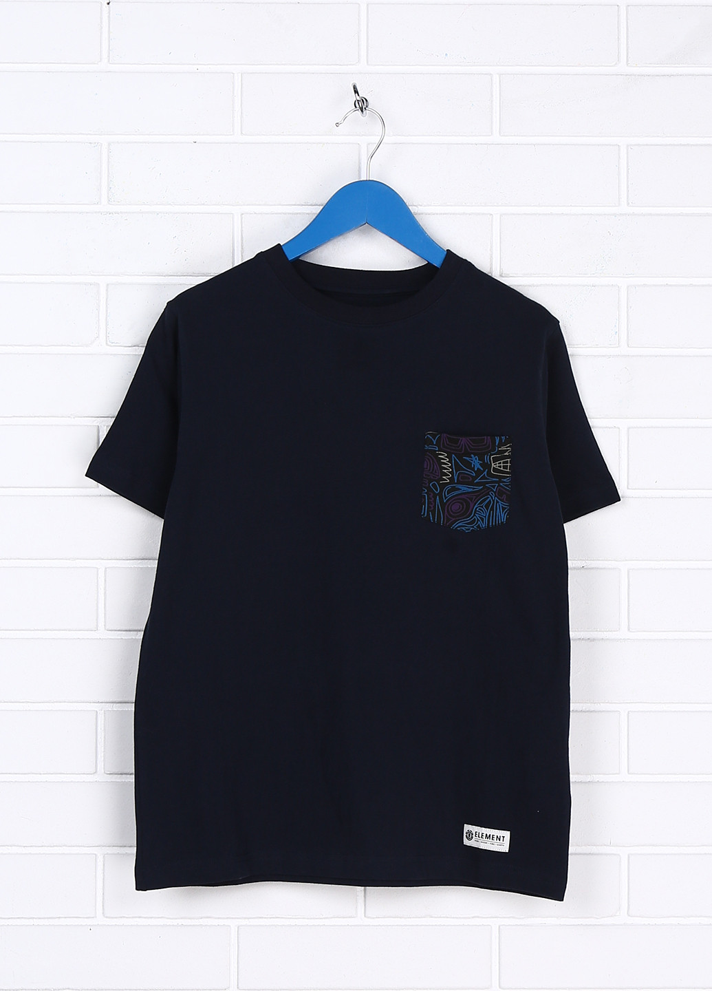Темно-синяя летняя футболка Element
