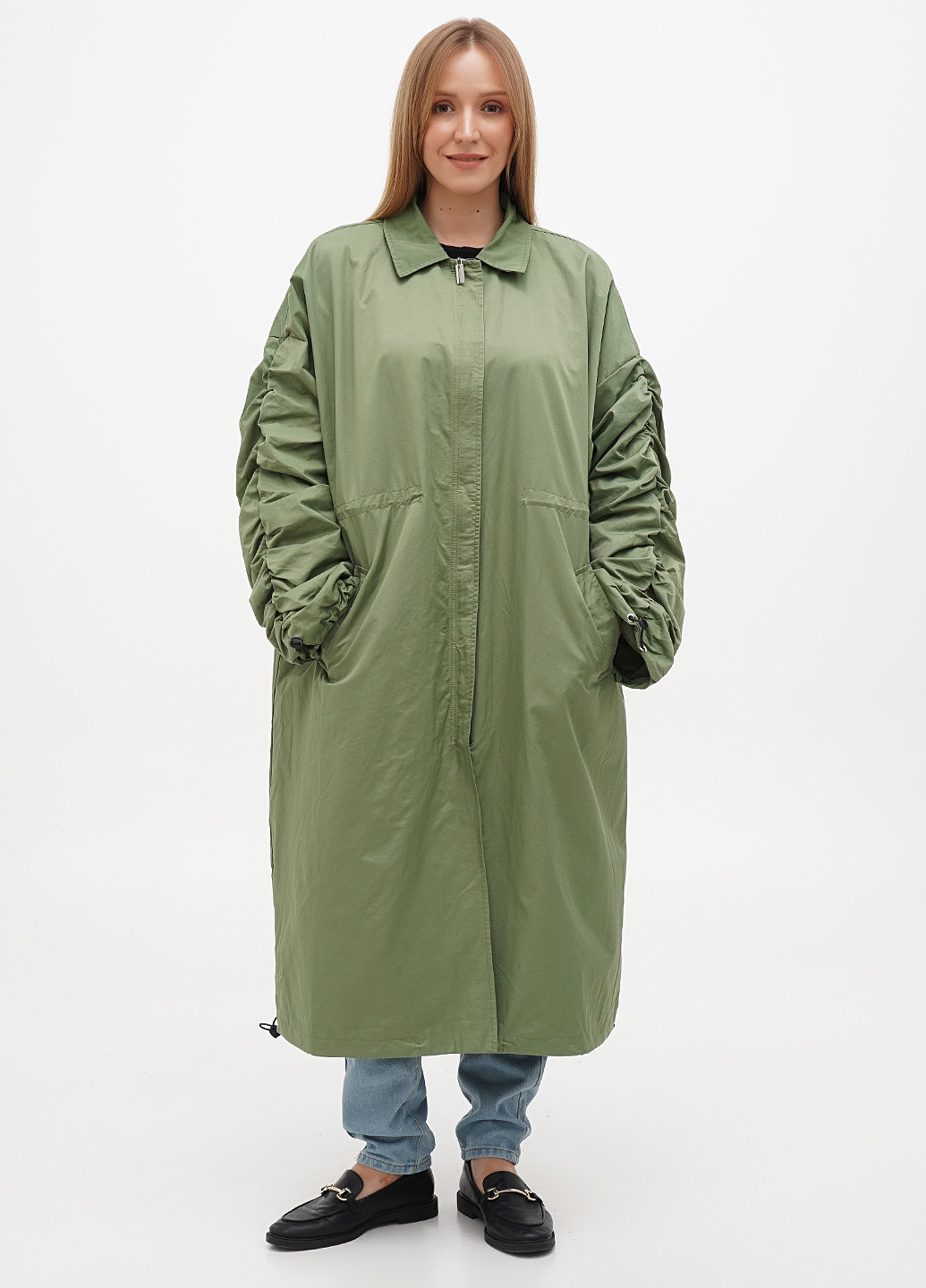 Плащ Boohoo на молнии демисезон (300362943)