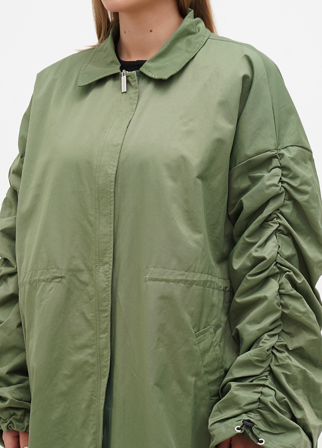 Плащ Boohoo на молнии демисезон (300362943)