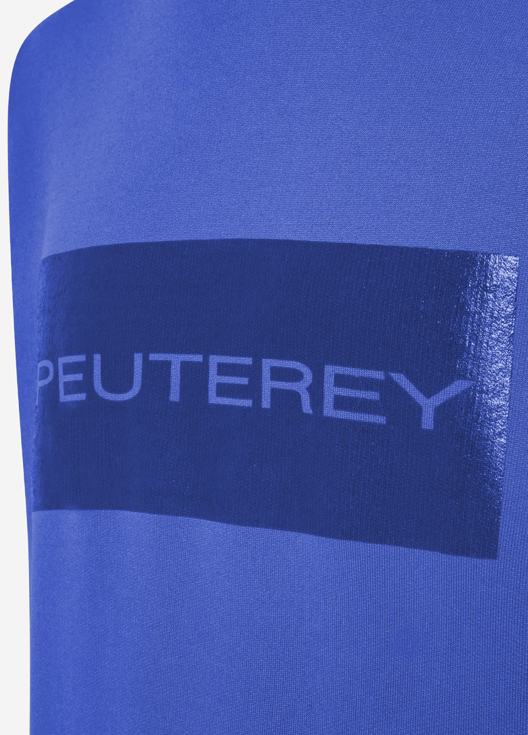 Свитшот Peuterey - Прямой крой надпись синий кэжуал полиамид, трикотаж - (258943291)