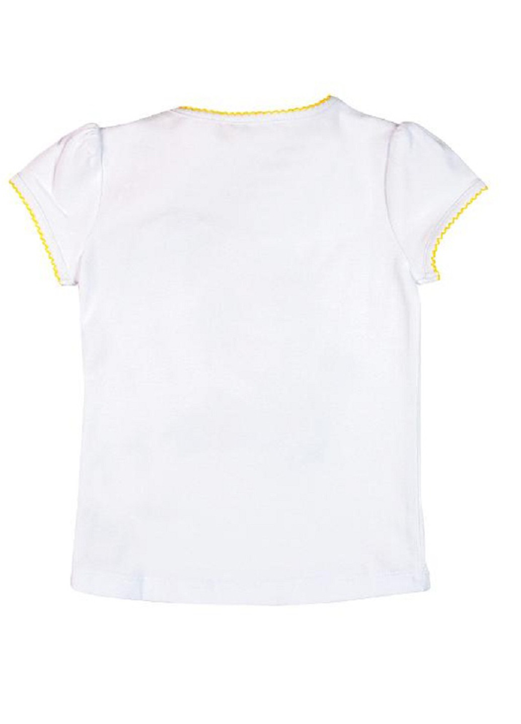 Белая летняя футболка с коротким рукавом Byblos