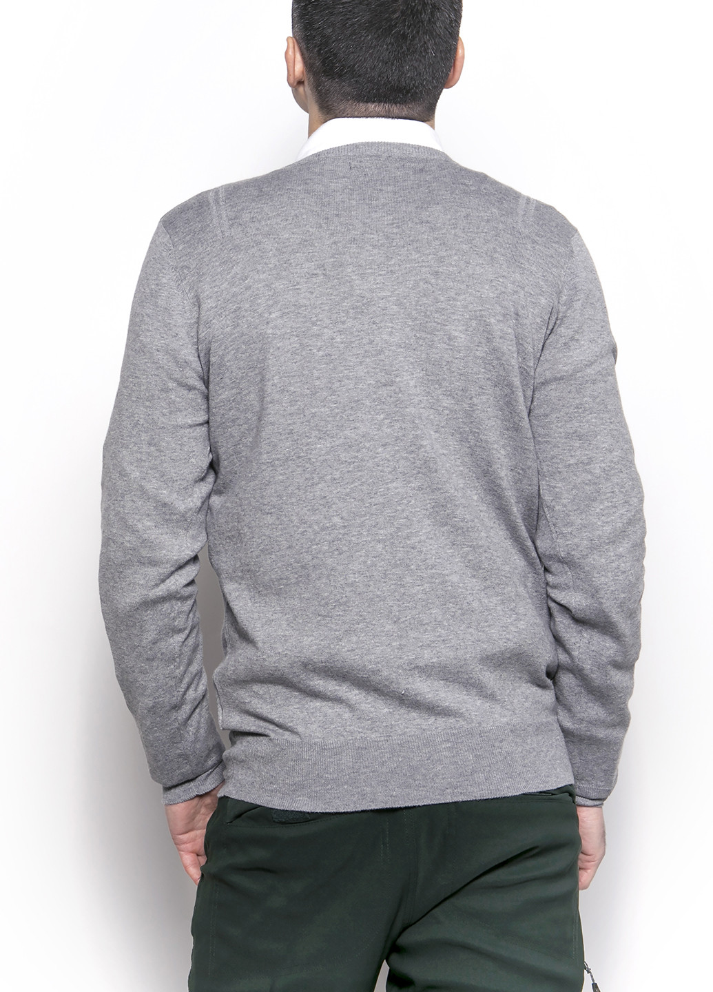 Сірий демісезонний пуловер пуловер Gas