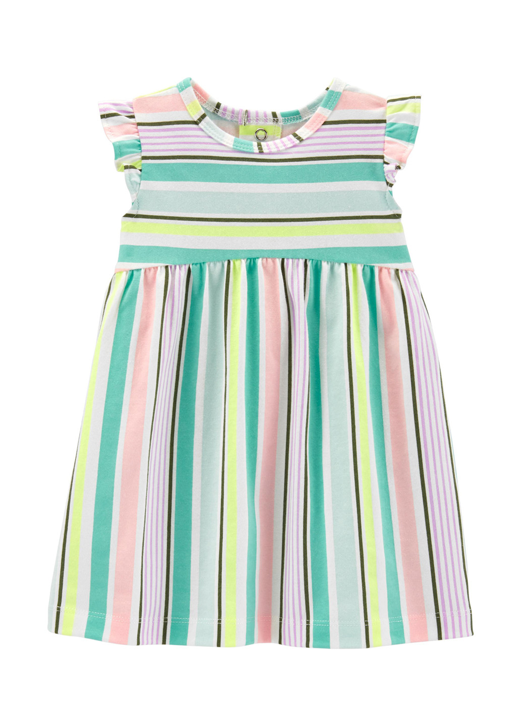 Зеленый летний комплект (платье, трусики) Carter's