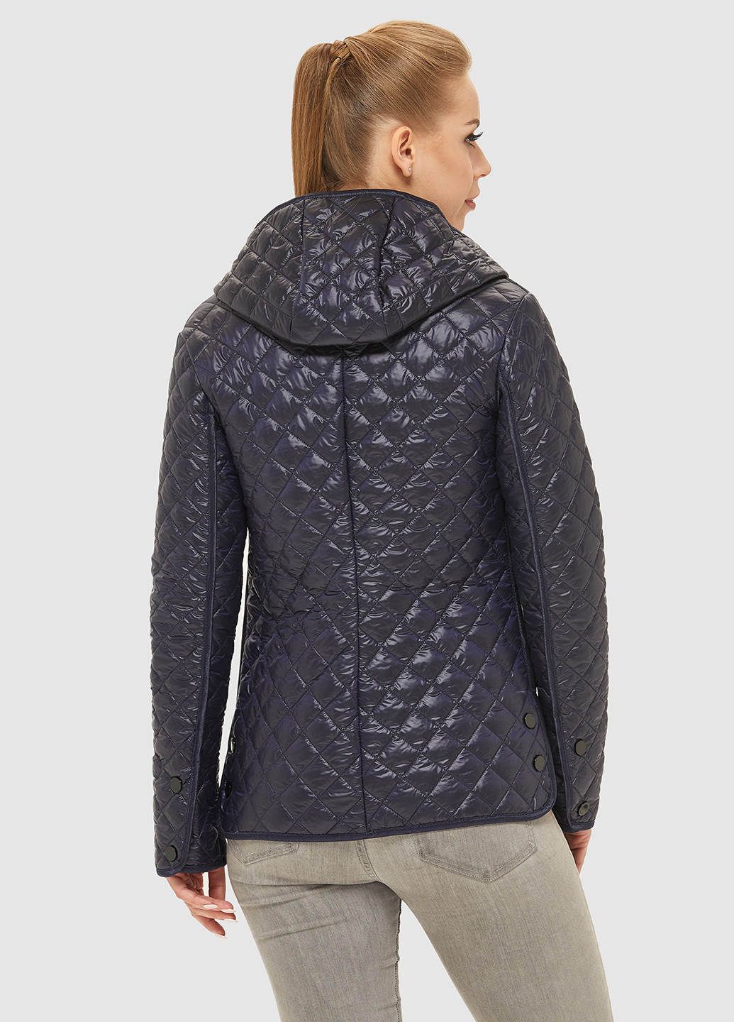 Темно-синяя демисезонная куртка MN