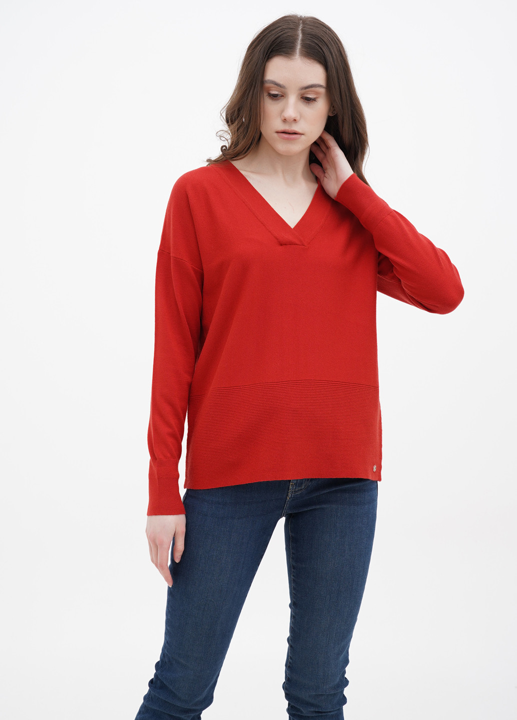 Красный демисезонный пуловер пуловер S.Oliver