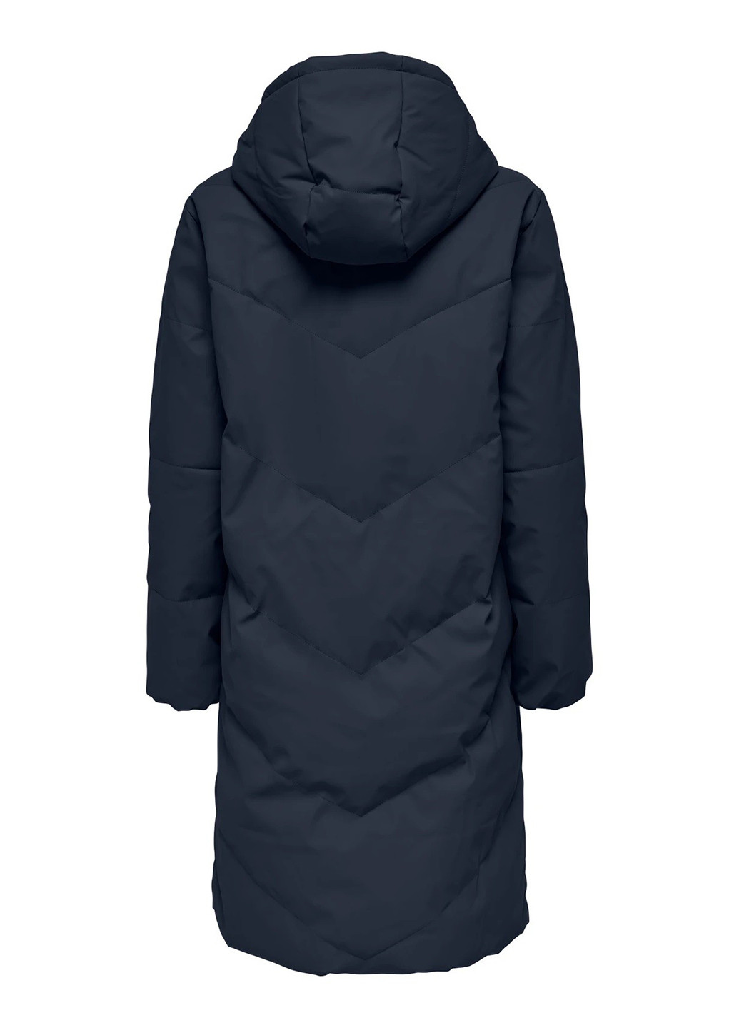 Темно-синяя зимняя куртка куртка-пальто Only