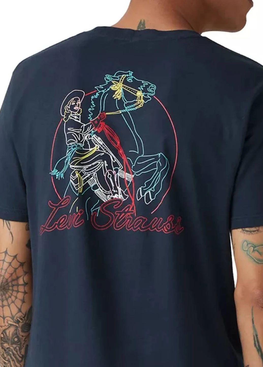 Темно-синяя футболка Levi's