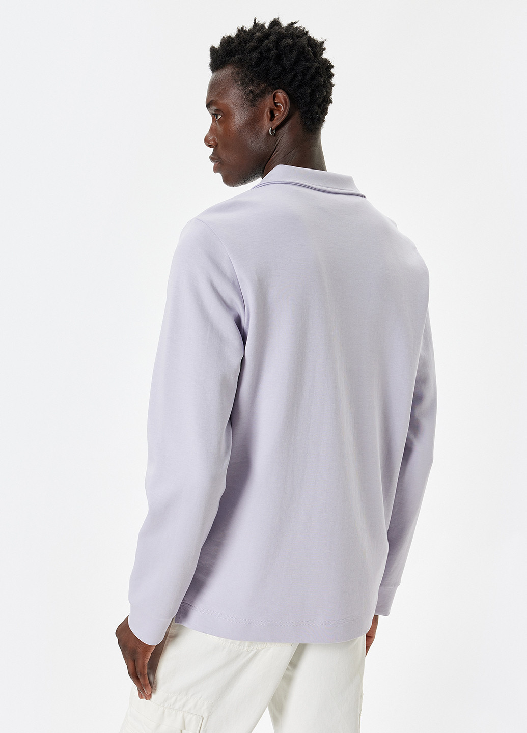 Світло-ліловий світшот KOTON однотонний без декору (362159990)