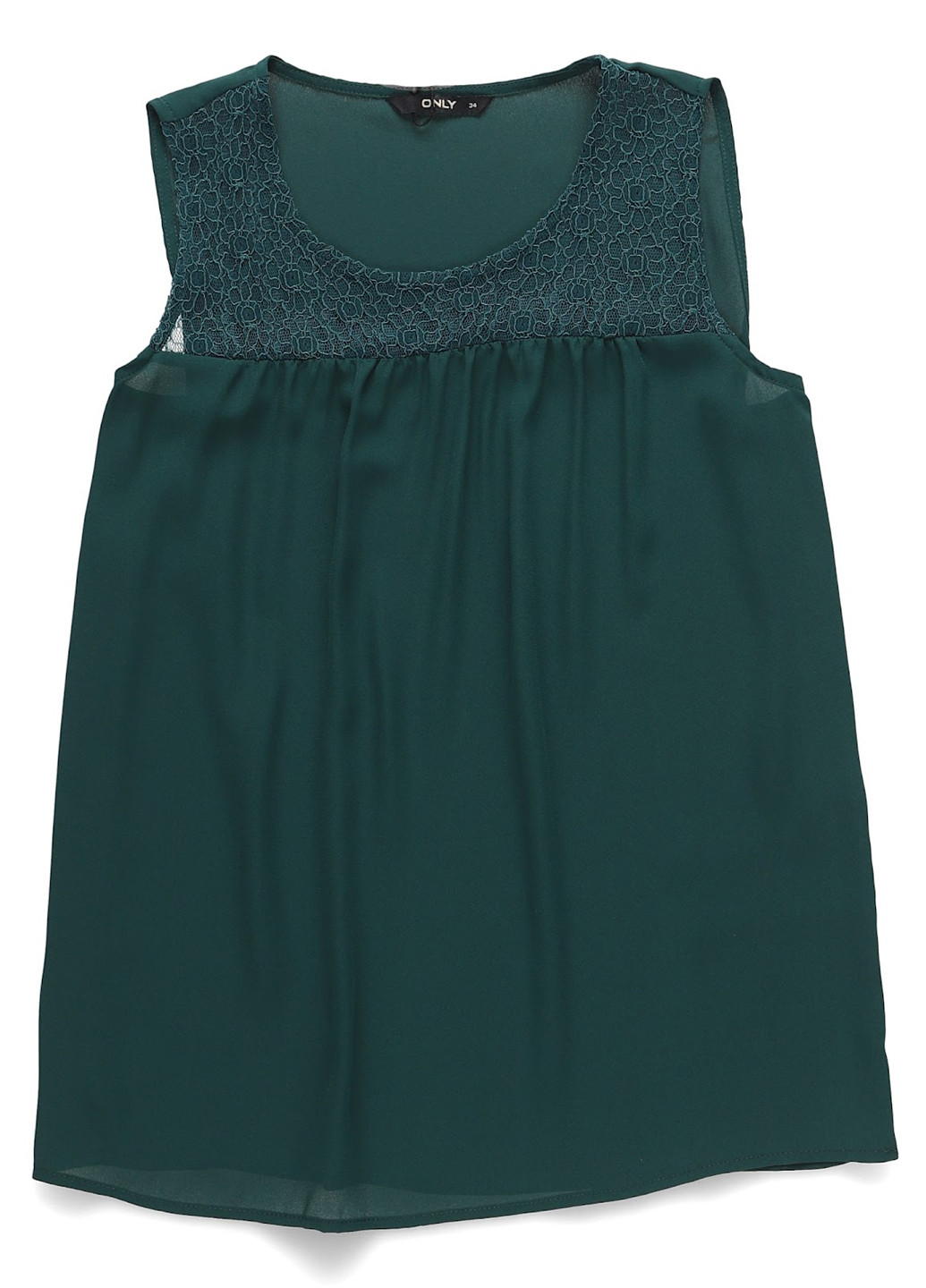 Темно-зелена блуза Only