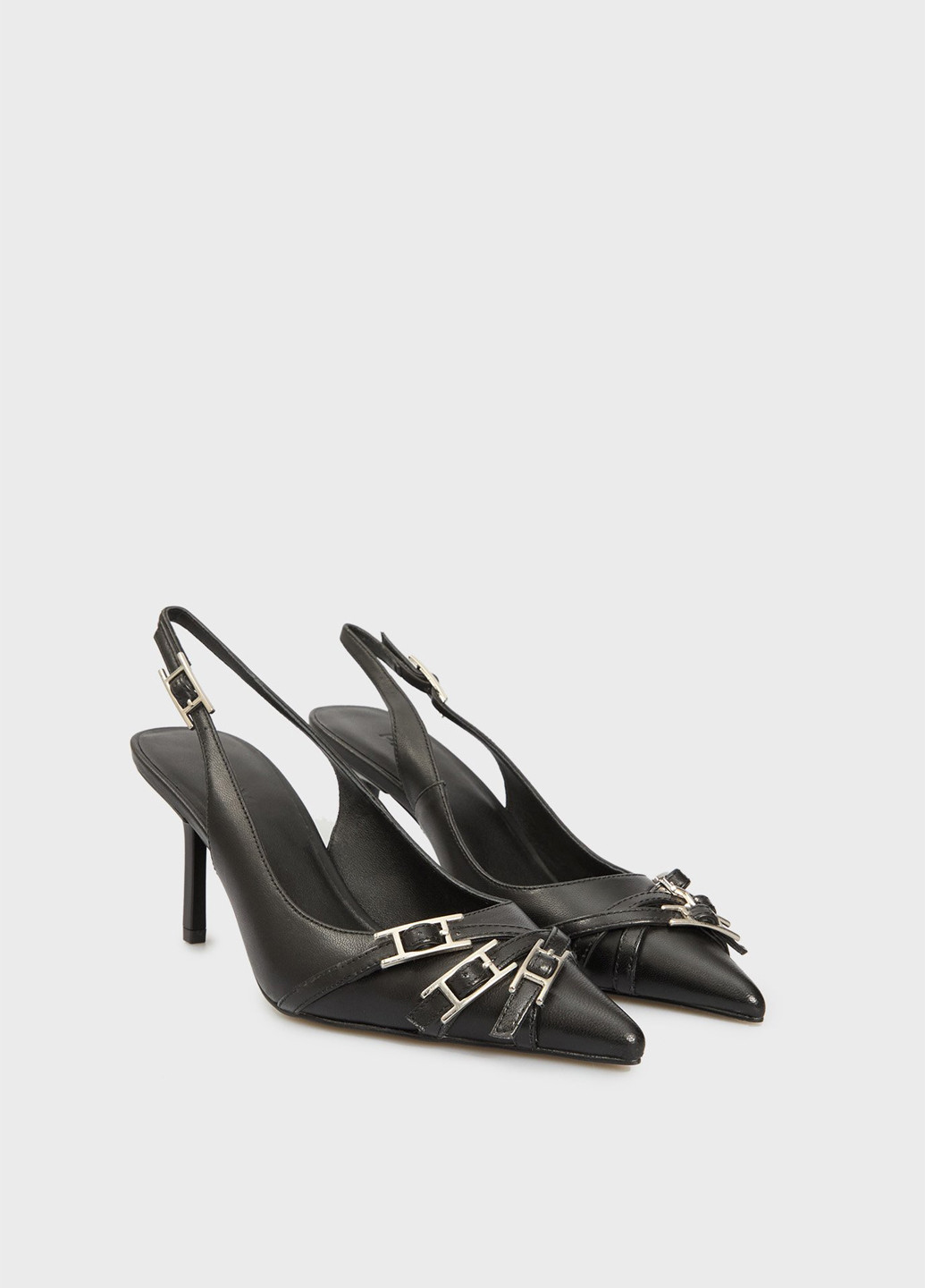 PRPY Туфли слингбеки черный з натуральная кожа, китай — лето (332364822)