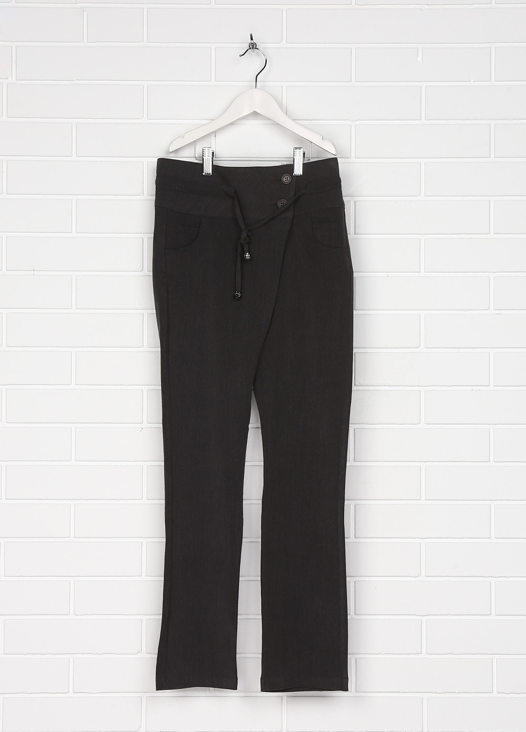 Серые кэжуал демисезонные прямые брюки Silvian Heach