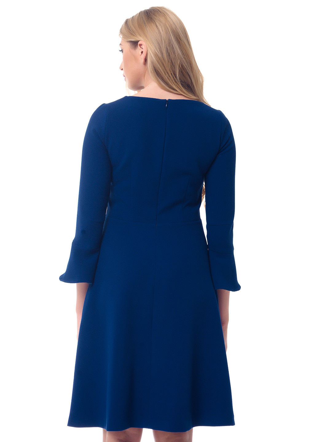 Темно-синя кежуал платье GENEVIE однотонна