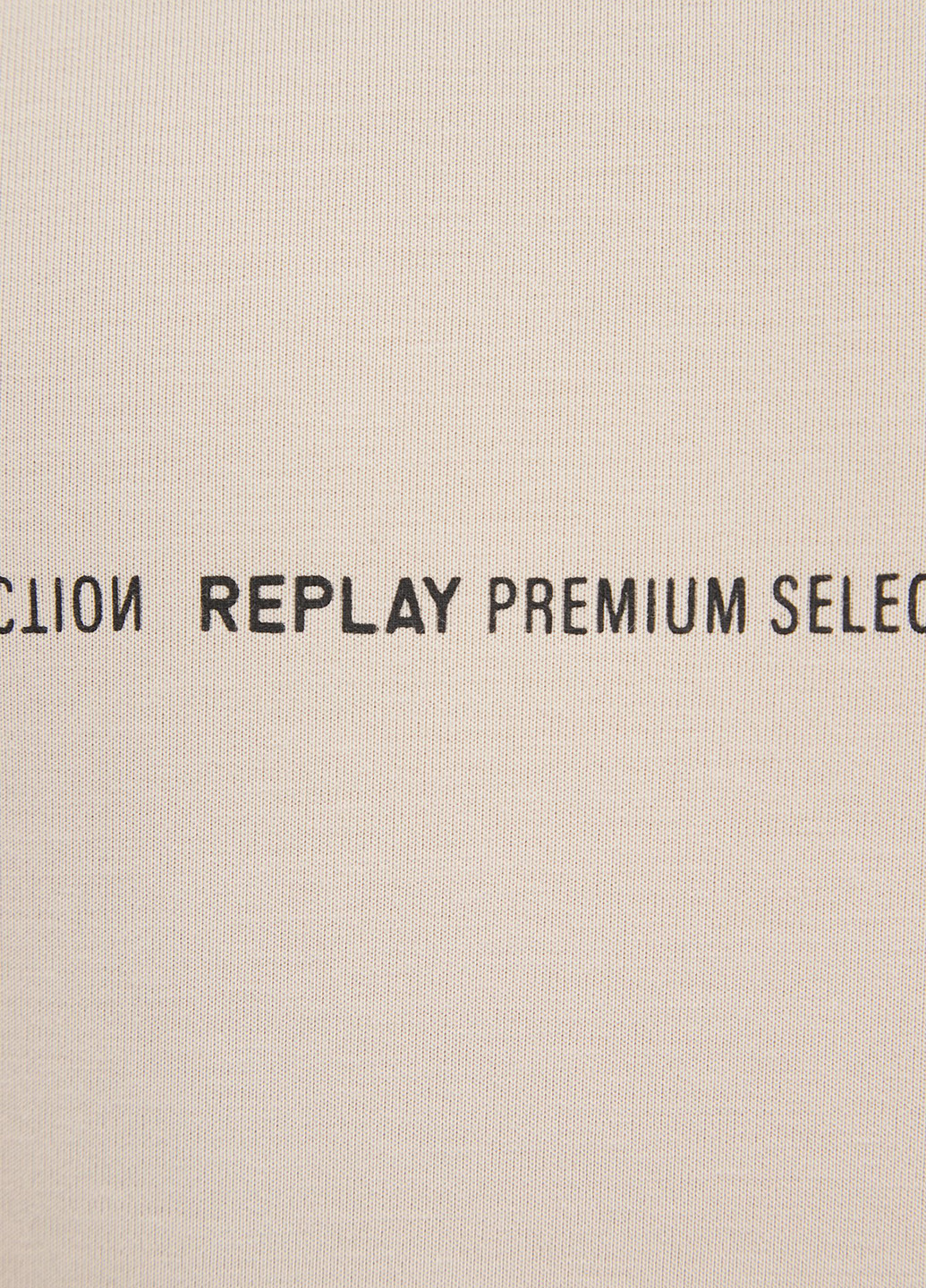 Бежевий світшот Replay логотип без декору (315876535)