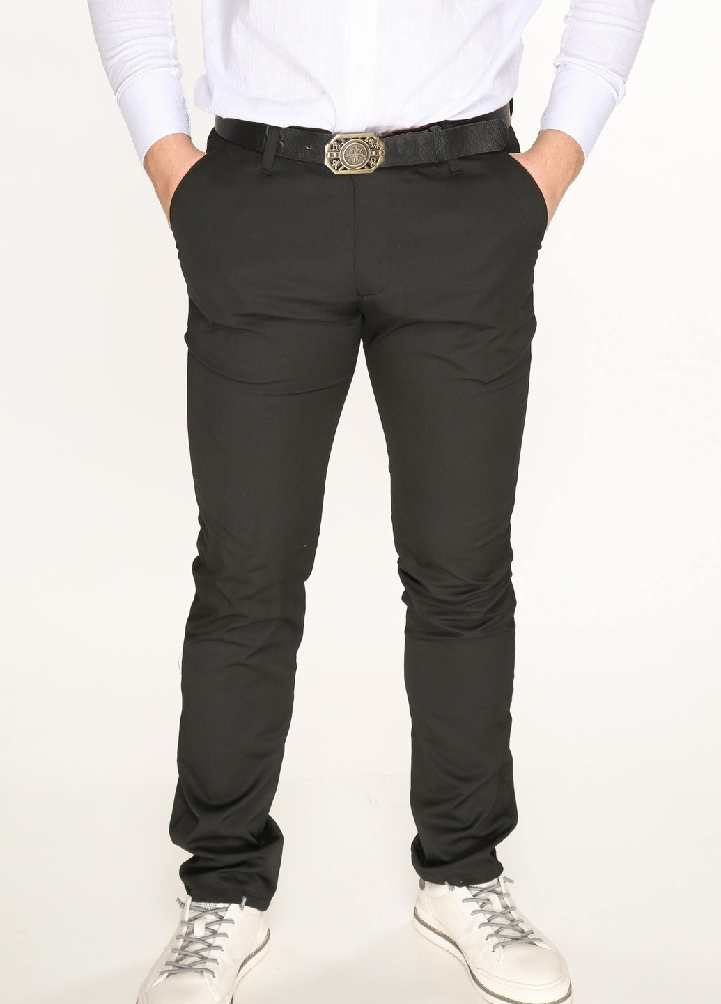 Черные повседневный демисезонные брюки Redpolo