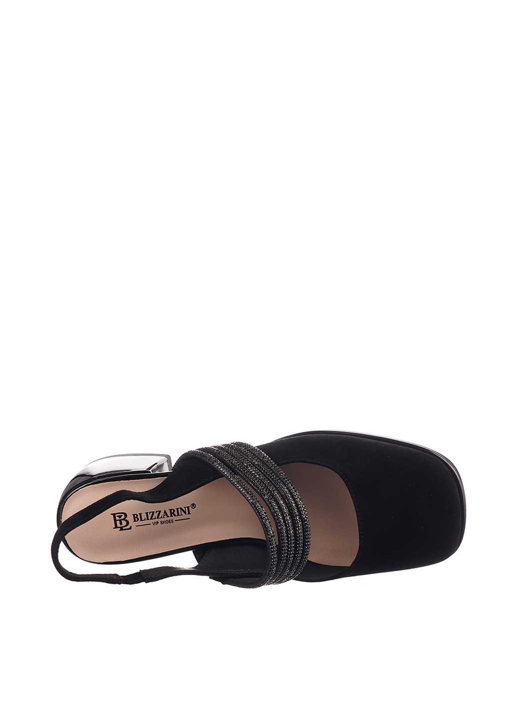 Blizzarini Туфлі слінгбекі чорний з натуральна замша, україна — демісезон (322424009)