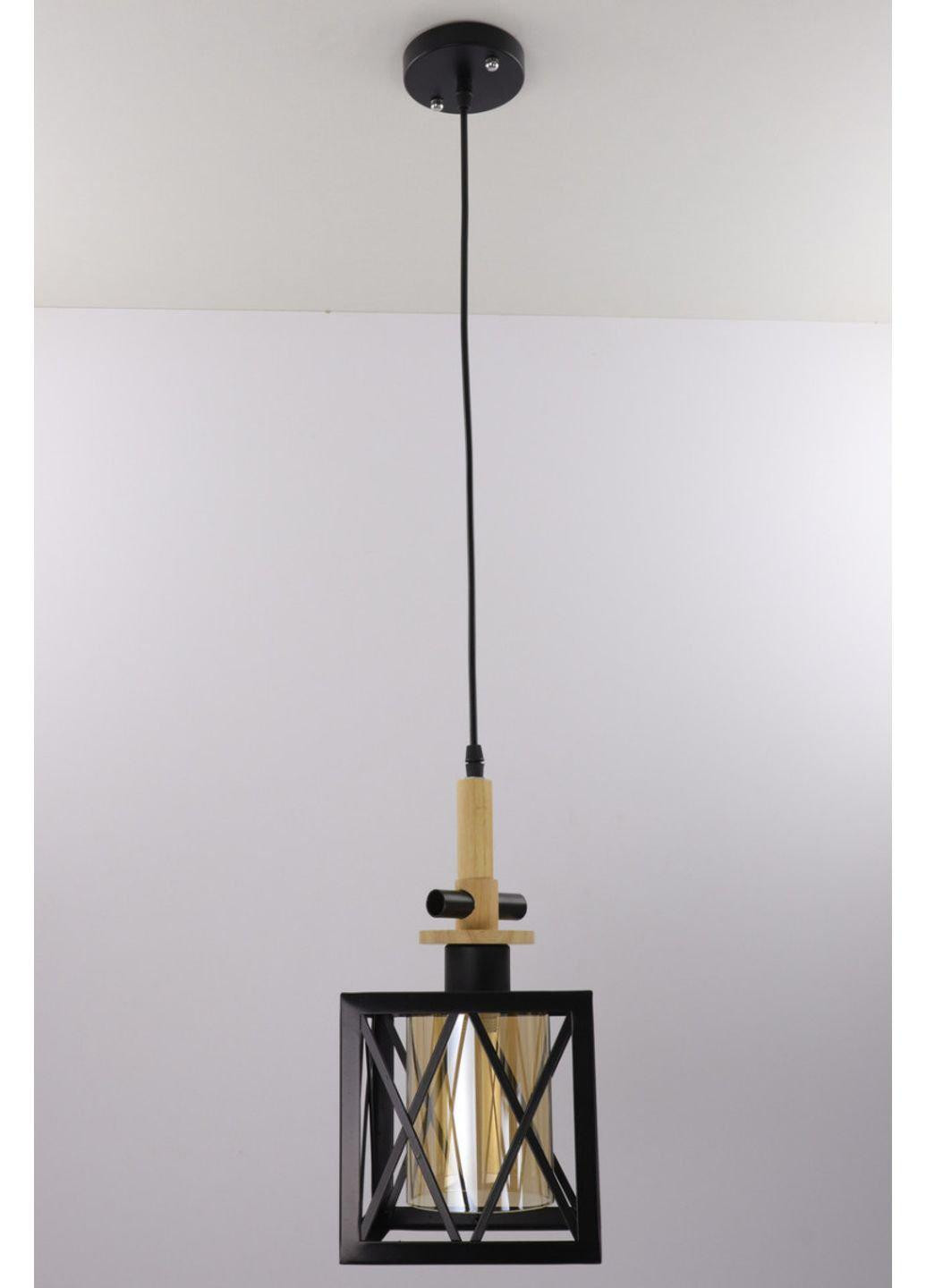 Люстра підвісна стельова в стилі LOFT (лофт) 12302/1-br Чорний 40х16х16 см. Sunnysky (253122438)