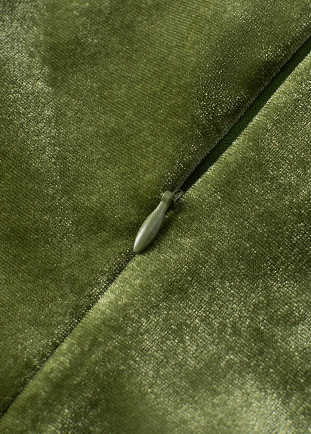 Оливковое вечернее платье с пышной юбкой SHEIN однотонное