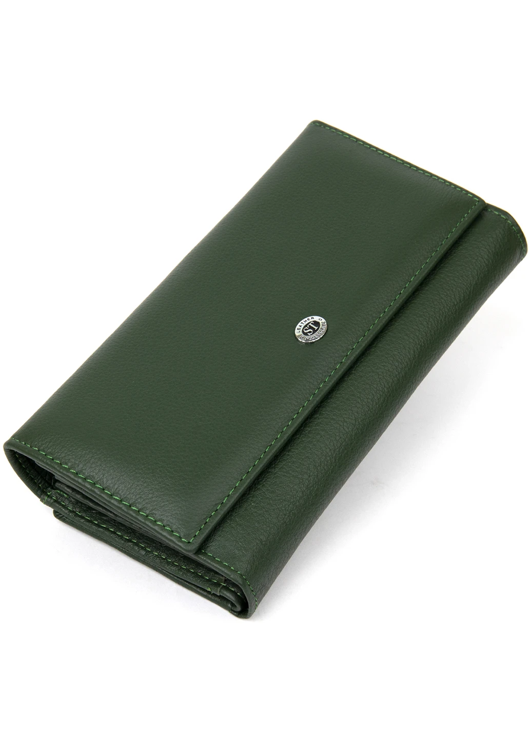 Жіночий шкіряний гаманець 19х10х3 см st leather (252130811)