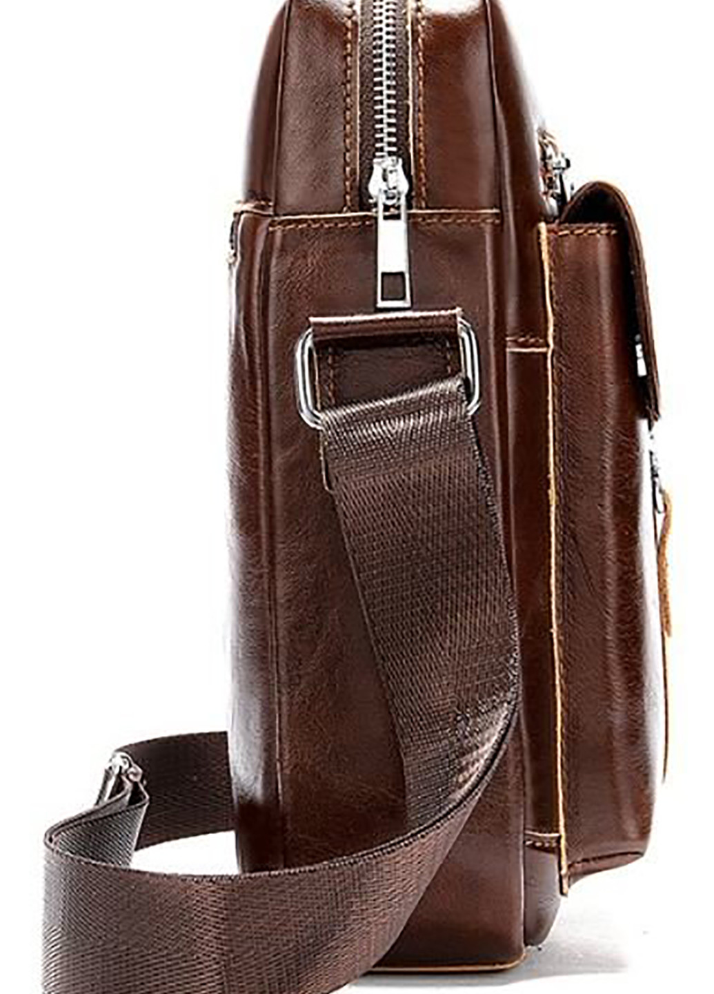 Мужская кожаная сумка 23х27х6 см Vintage (229460208)