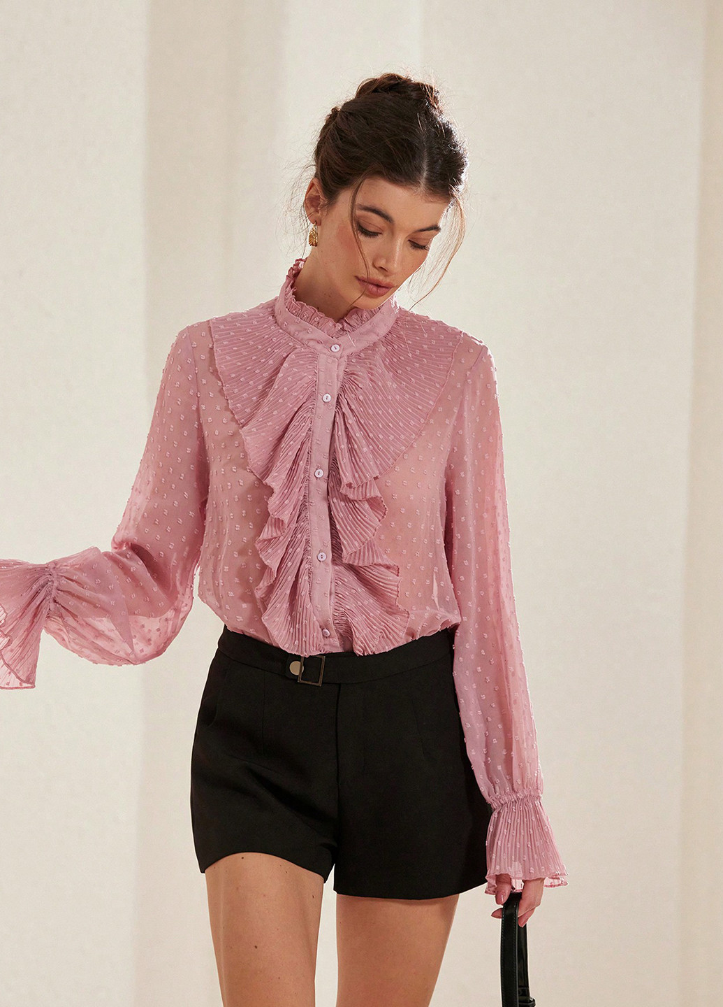 Світло-рожева блуза SHEIN