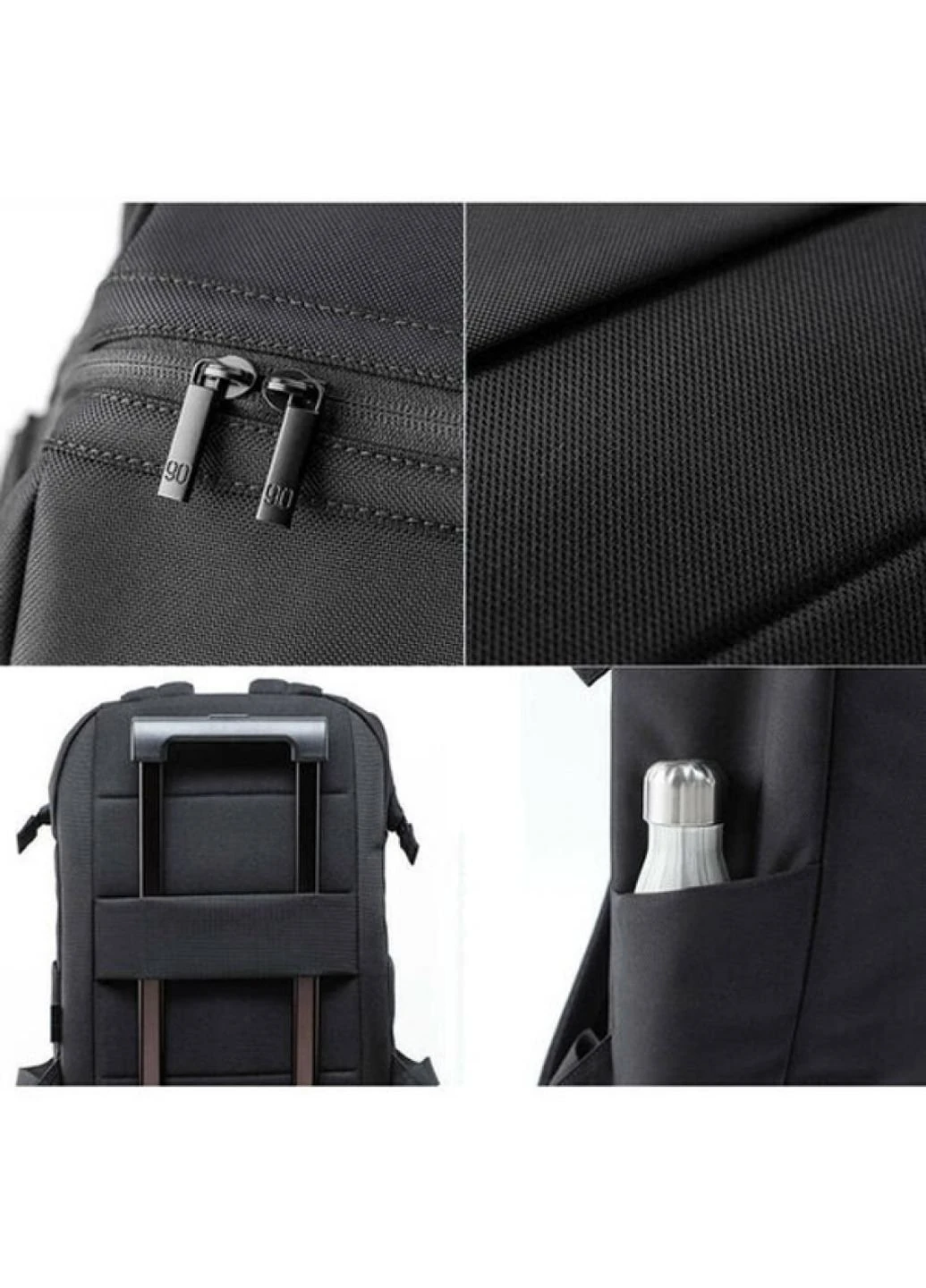 Рюкзак для ноутбука 15.6" RunMi 90 Commuter backpack Black (Ф03914) Xiaomi (254008999)